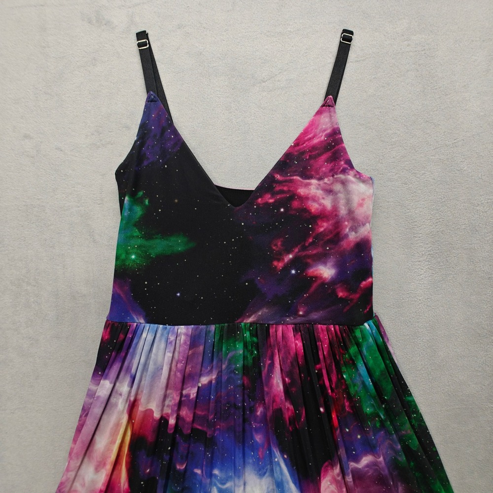 BlackMilk Galaxy Butterfly Sheer Midaxi Dress Womens XXS‎ Mesh Tiered Flowy - Picture 4 of 12